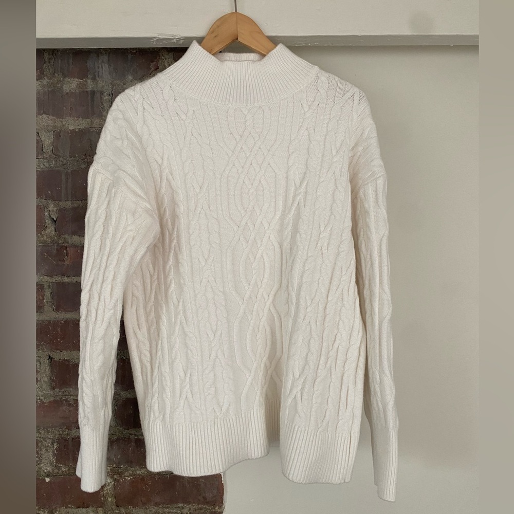 Tahari Cozy Cable Knit Sweater